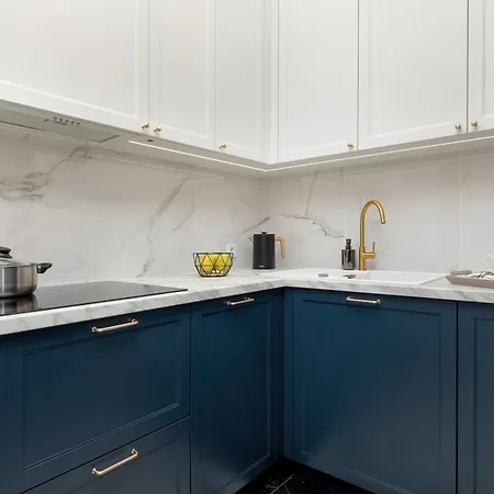Modern White In With Balcony And Access To Gym By Renters Apartman *