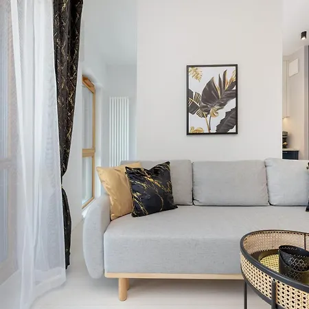 Modern White In With Balcony And Access To Gym By Renters Apartman *